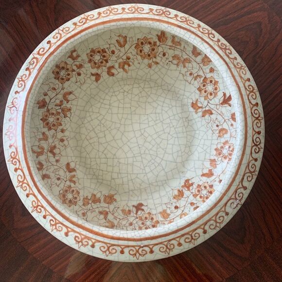 Signed Raku Crackled Bowl - Picture 2 of 9